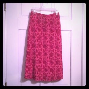 Ann Taylor pretty in pink skirt